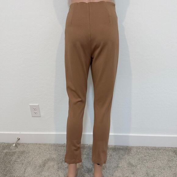 Calvin Klein medium faux leather front pull on slim stretch pant P3 2466 - Picture 11 of 12